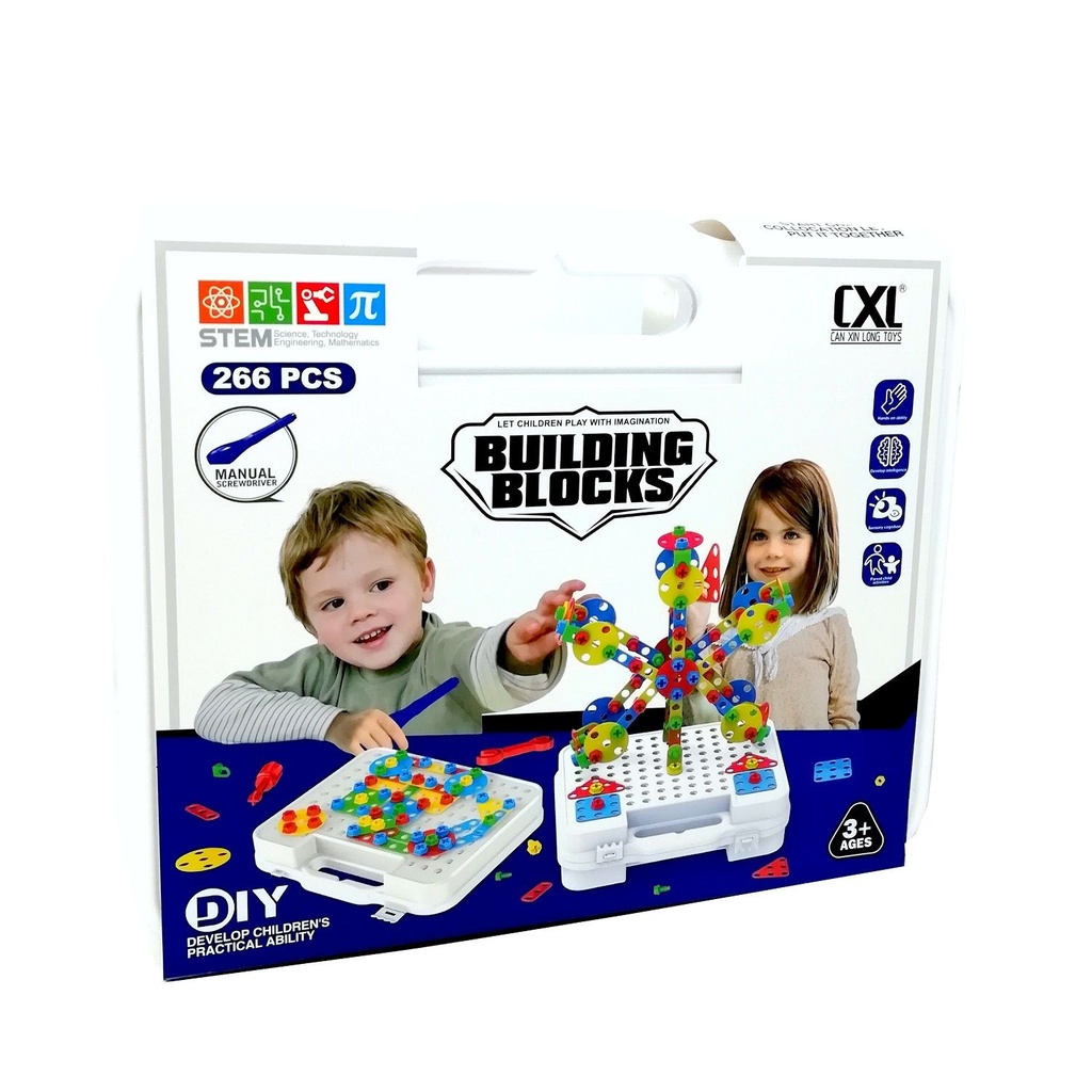MECANO DE PLASTICO 1 266PZS