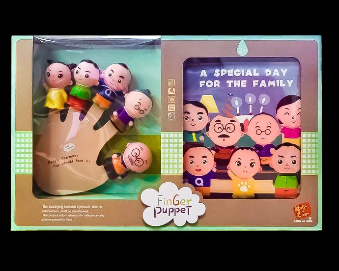 LIBRO TITERES DE DEDO FAMILIA 