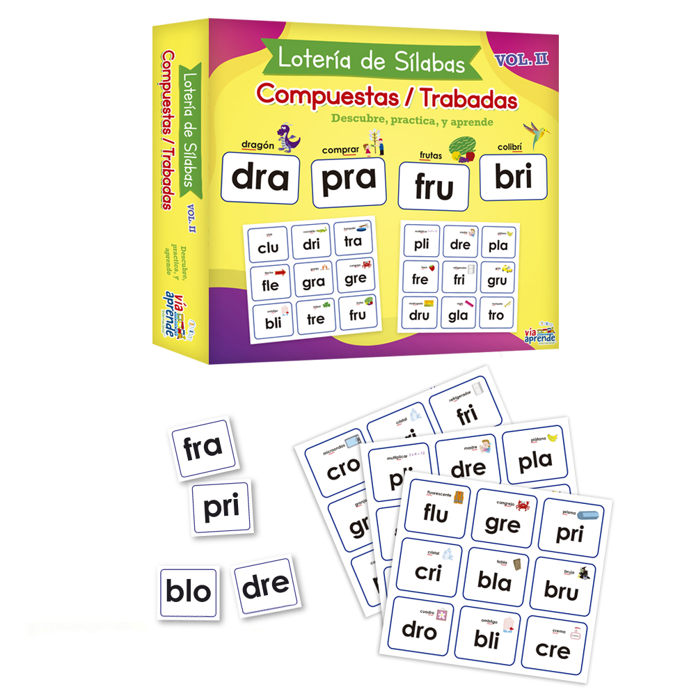 LOTERIA SILABAS COMPUESTAS