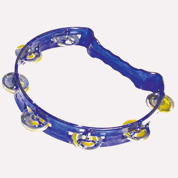 3163 PANDERO TRANSPARENTE MUSICAL GRANDE