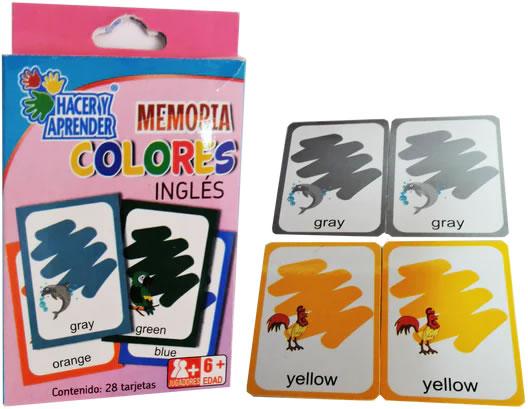 1708 MEMORIA DE COLORES EN INGLÉS
