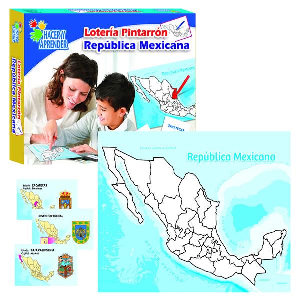 6087 LOTERÍA PINTARRÓN REPÚBLICA MEXICANA