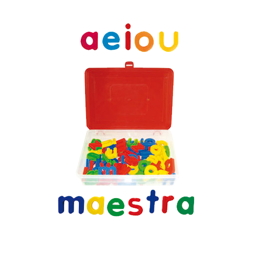 3242 LETRAS VOCALES MINUSCULAS CON 100 PZAS