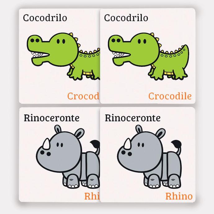6014 MEMORAMA DE ANIMALES C/20PZAS.