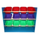 Exhibidor de madera para 12 charolas (sin charolas) madera (MUEBLES)
