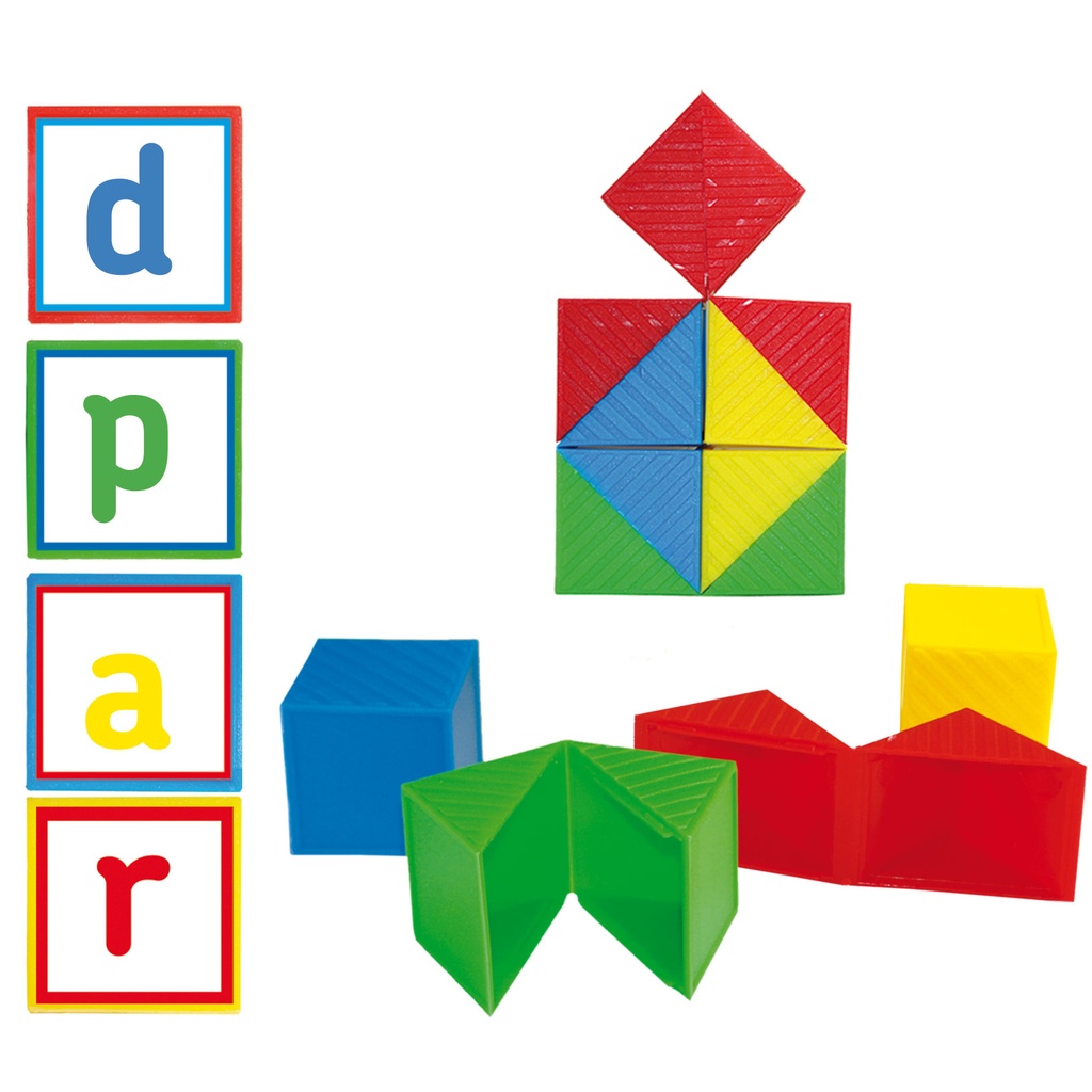 3323 CUBO SIN FIN LETRAS MINÚSCULAS C/24 PZAS