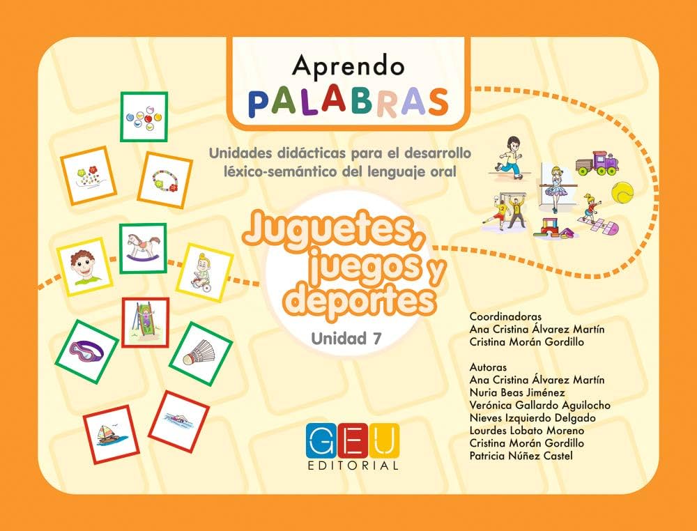 APRENDO PALABRAS JUGUETES, JUEGOS Y DEPORTES U.7