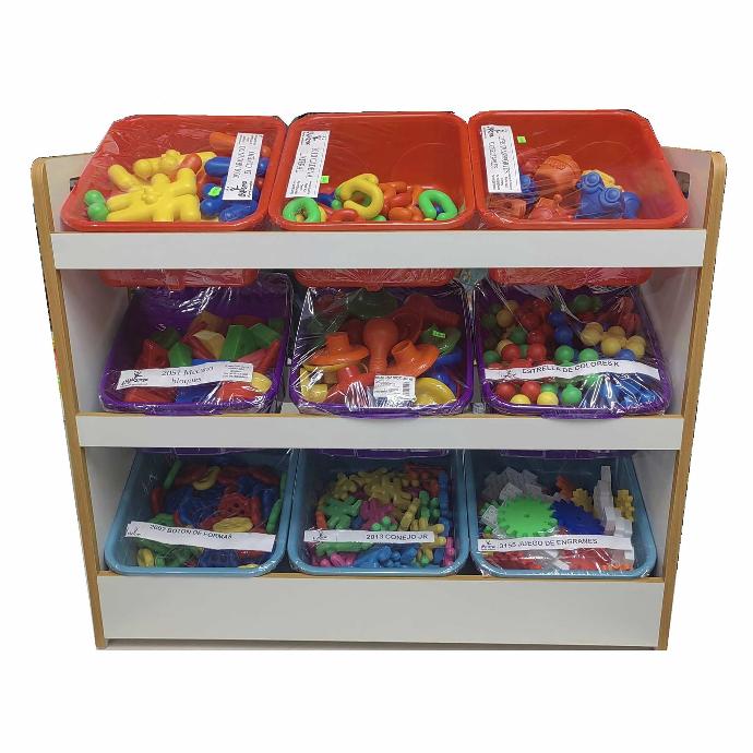 EXHIBIDOR DE 9 CHAROLAS DE MADERA GANE (MUEBLES)