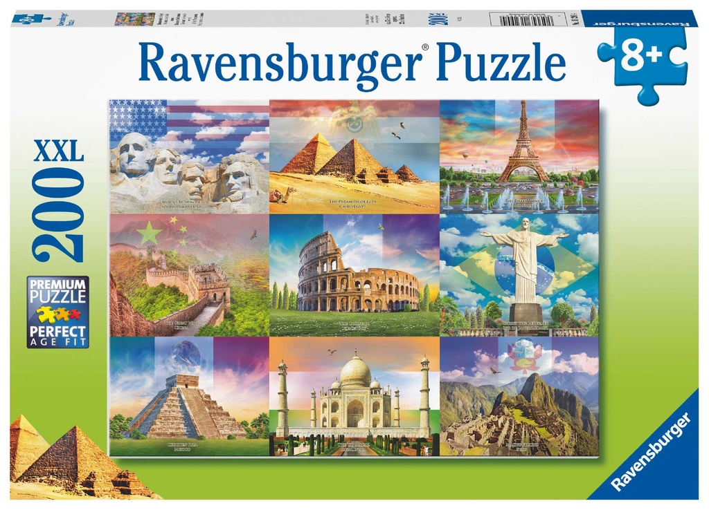 ROMPECABEZAS MONUMENTOS DEL MUNDO 200 PZAS