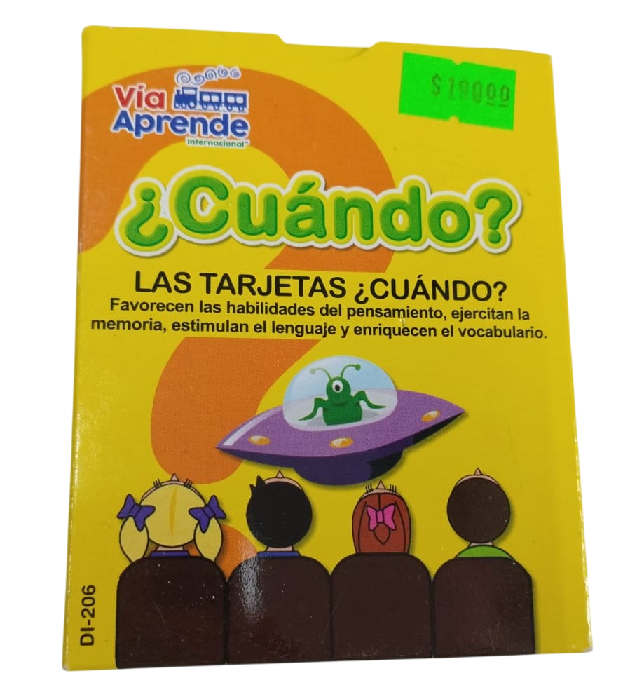 TARJETAS DE VOCABULARIO ¿CUANDO ?