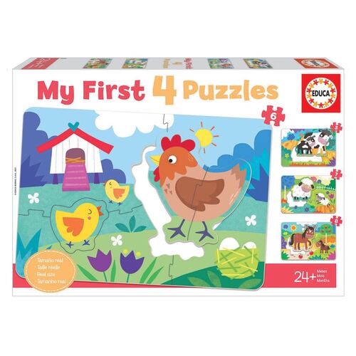 MAMAS Y BEBES 4 PUZZLES