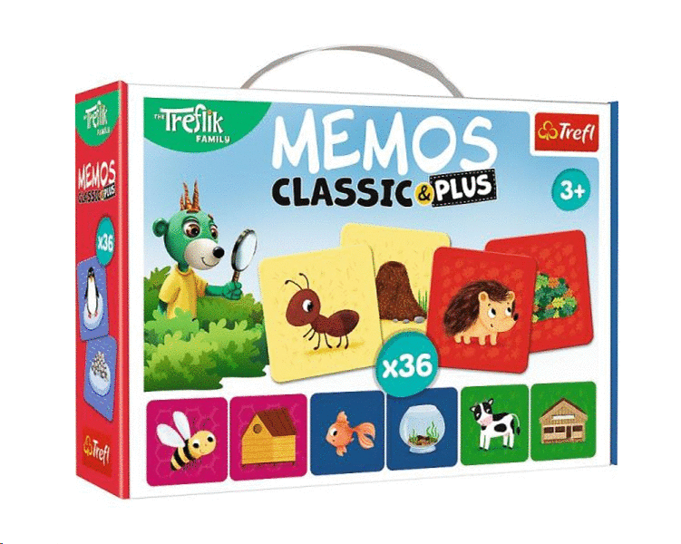 MEMOS CLASSIC JUEGO DE MEMORIA ANIMALES