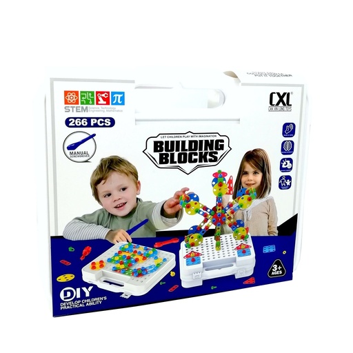 MECANO DE PLASTICO 1 266PZS