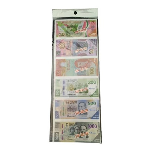 JUEGO DE BILLETES SENCILLO