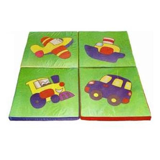 COLCHONETA DE TRANSPORTES CON 4 PIEZAS 