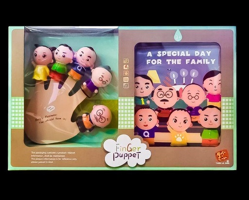 LIBRO TITERES DE DEDO FAMILIA 