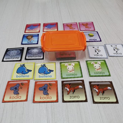 Memoludus en estuche diversos temas