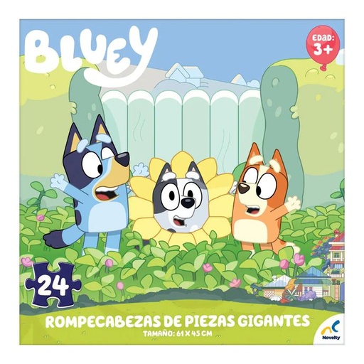 ROMPECABEZAS DE CARTON BLUEY 24 PZAS