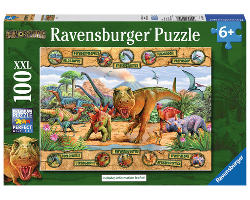 ROMPECABEZAS 100 PZAS DINOSAURIOS