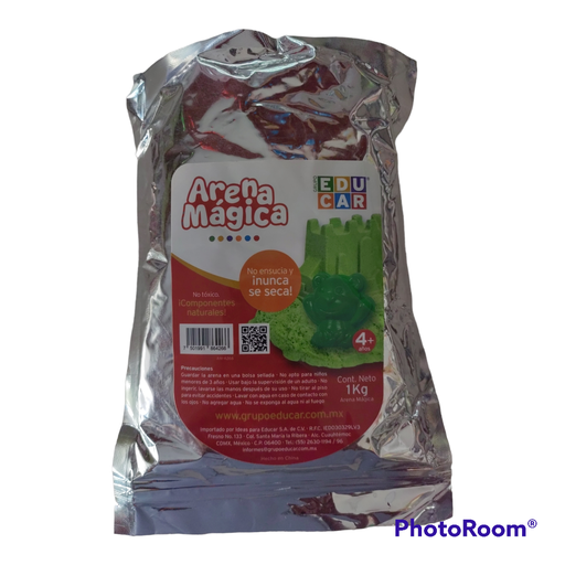Arena mágica verde 1 kg
