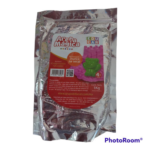 Arena mágica rosa rosa 1 kg