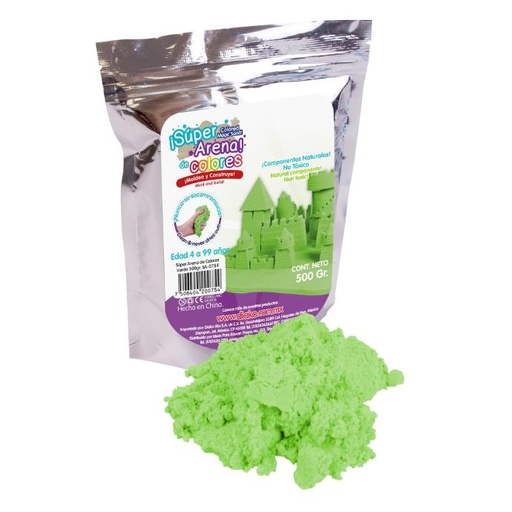 SA-0754 Arena mágica verde 500 GR
