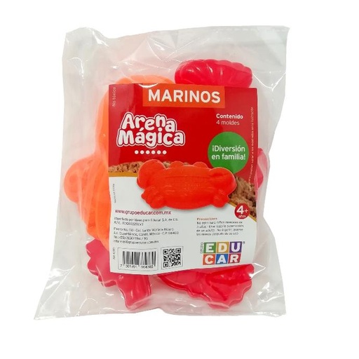 AM-4389 Moldes para arena animales marinos