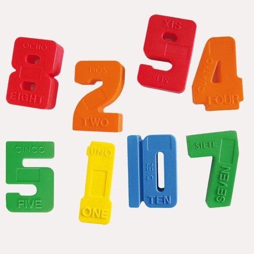 2087 NUMEROS GIGANTES SOPLADOS 20 PZA