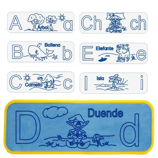 3222 SELLOS LECTO ABECEDARIO 28 PZAS.