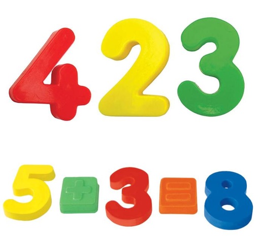 3256 NUMEROS DIDACTICOS GIGANTES C/80 PZAS.