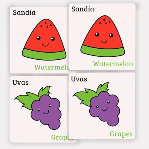6013 MEMORIA DE FRUTAS C/20PZAS.