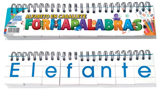 6007 FORMA PALABRAS ALFABETO EN CABALLETE