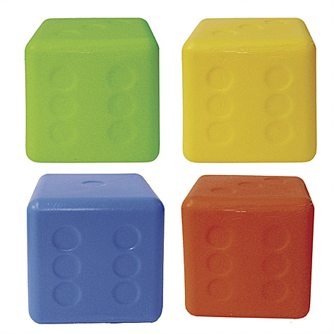 2029 JUMBO DADO DE PUNTOS C/12 PIEZAS