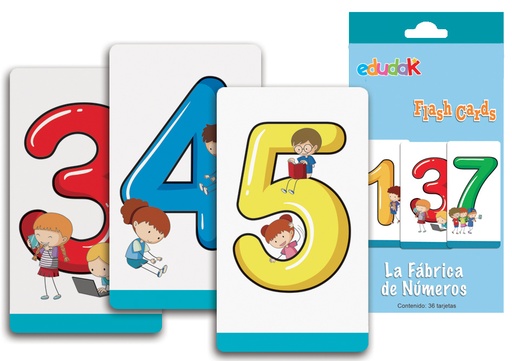 6018 FLASH CARDS FABRICA DE NUMEROS 40 CARTAS