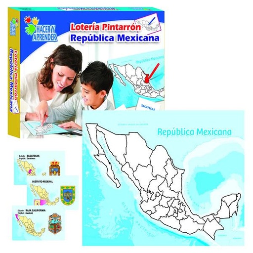 6087 LOTERÍA PINTARRÓN REPÚBLICA MEXICANA