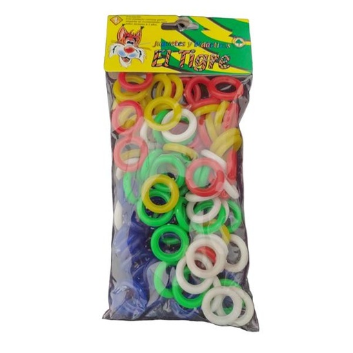 ARGOLLAS PARA ABACO C/100 PZAS EL TIGRE