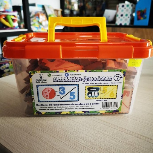 Asociación de Fracciones en estuche