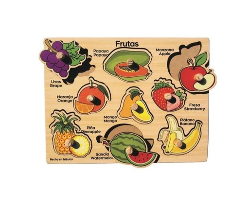 Rompecabezas con pijas frutas