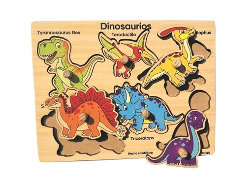 Rompecabezas con pijas dinosaurios