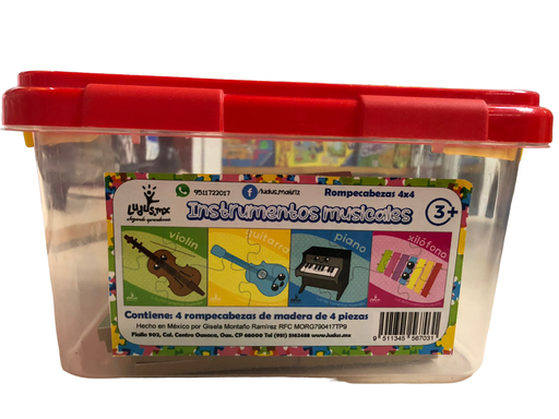 ROMPECABEZAS 4X4 INSTRUMENTOS MUSICALES