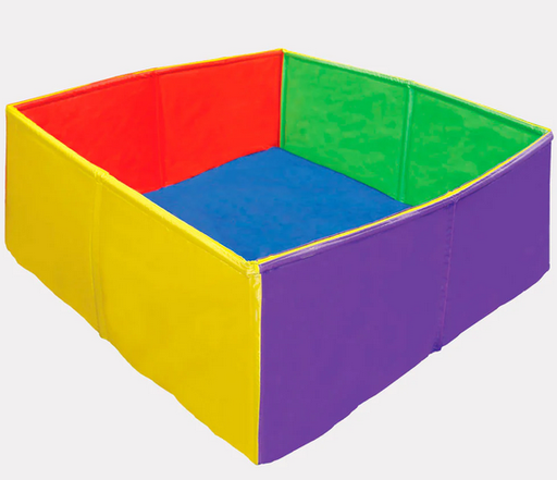 Alberca de pelotas cuadrada armable 120x120x20 Vinil
