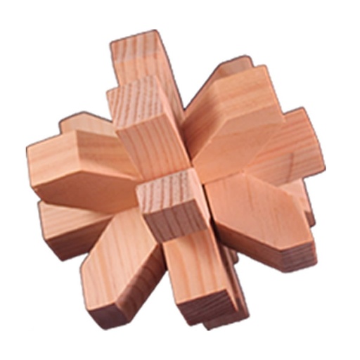 Asterisco rompecabezas 3D