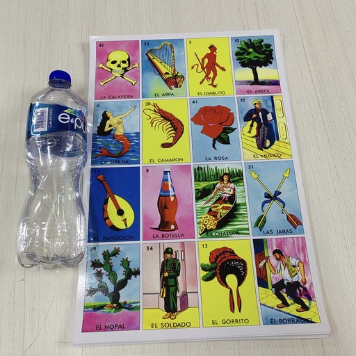 Tablero de lotería (pieza) 30*45 cm