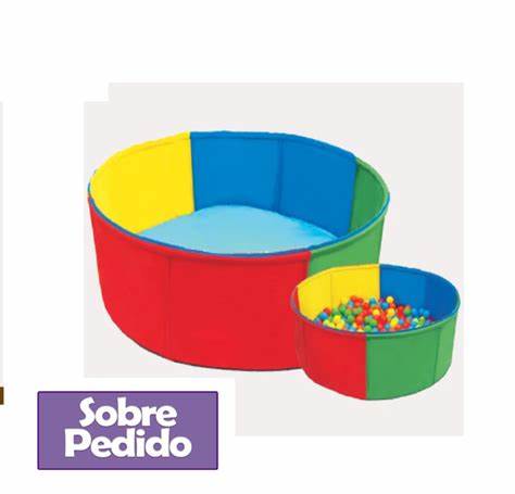 5000 Alberca de pelotas estructura tubular redonda 150x50..