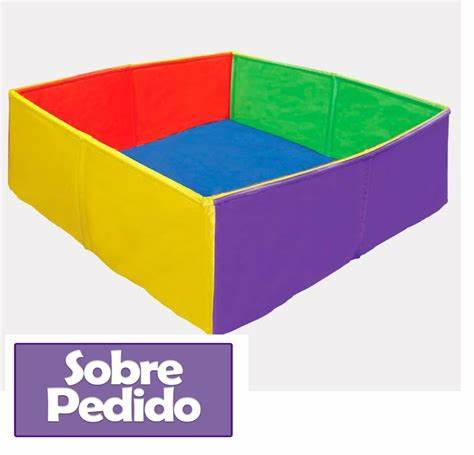 5358 Alberca para pelotas cuadrada estructura tubular 120...