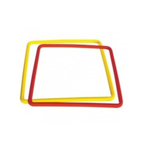 3206 Aros geométricos  cuadrados c/6 pzas