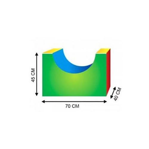 5230 Base redonda mediana lona 45x70x40cm