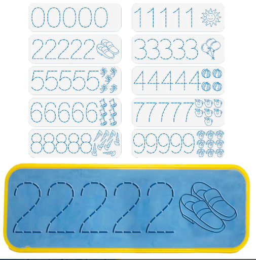 3181 SELLOS LECTO NUMEROS C/10 PZAS