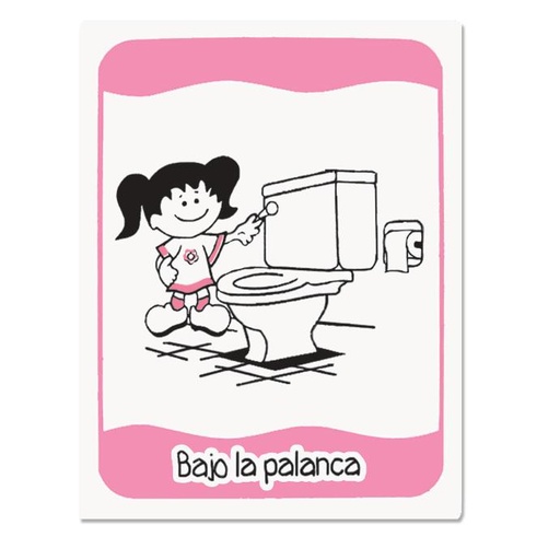 6005 SEÑAL BAJA LA PALANCA NIÑA