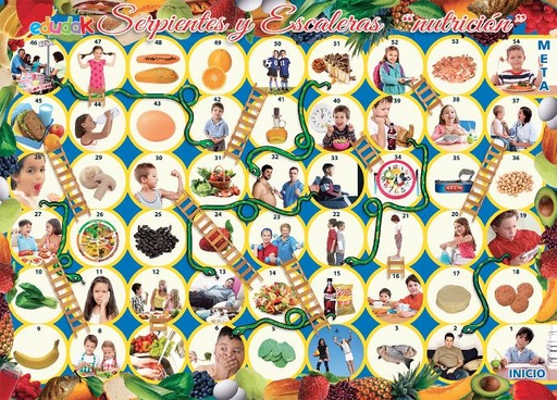 6085 SERPIENTES ESCALERAS "NUTRICION"